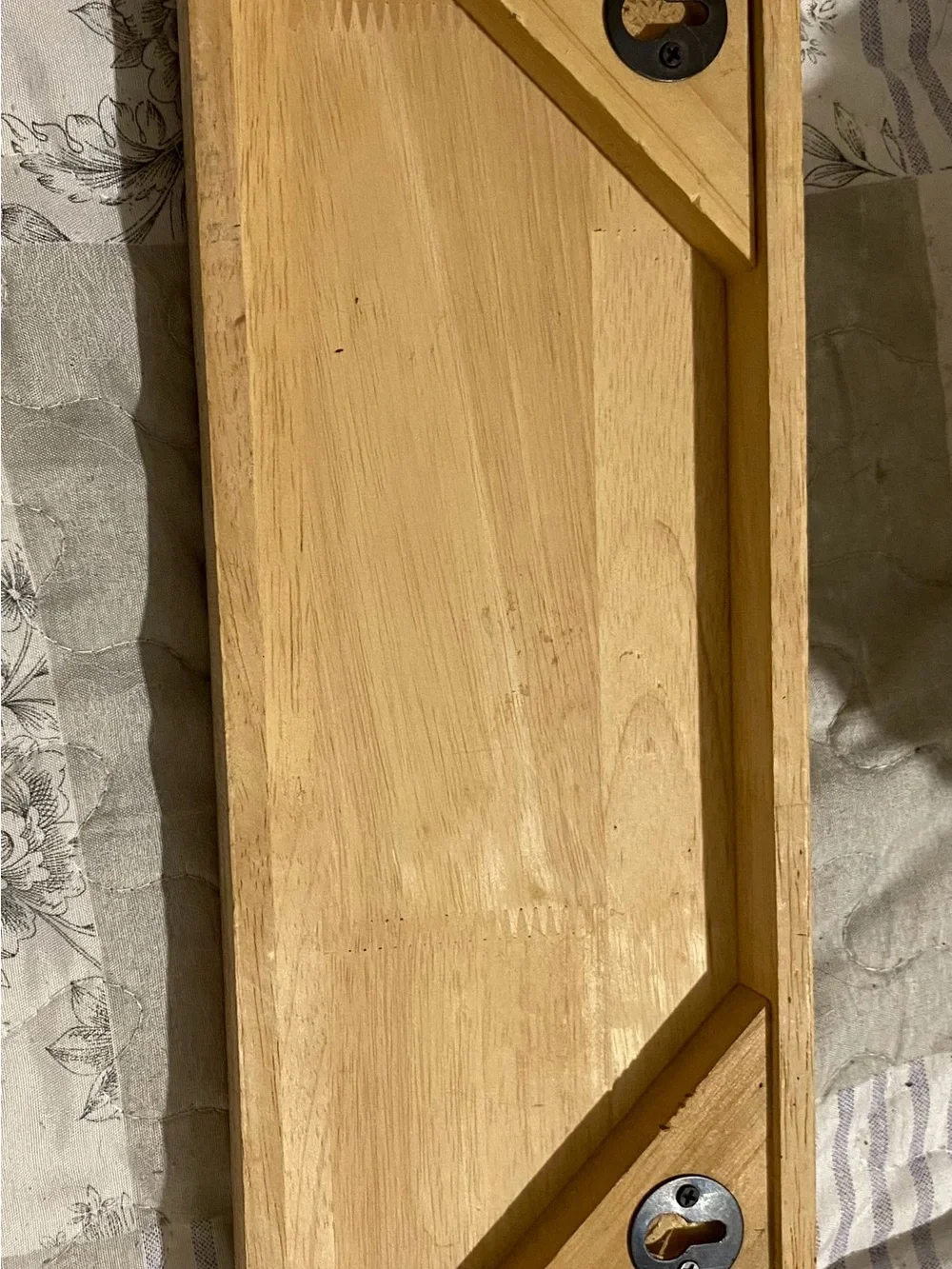 Wooden 'EAT' Wall Plaque with Natural Wood Finish